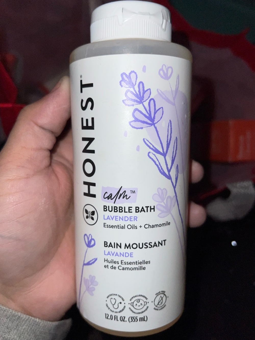 HONEST Lavender Calm Baby Bubble Bath